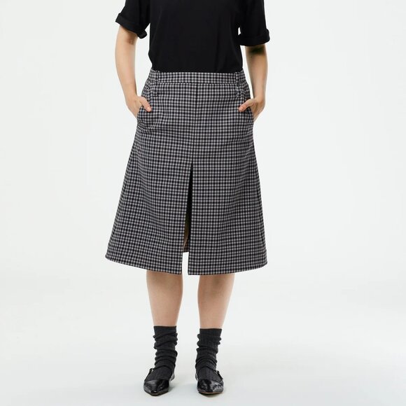 Tibi Dresses & Skirts - Tibi Double Faced Menswear Check Aline Skirt, BRAND NEW
